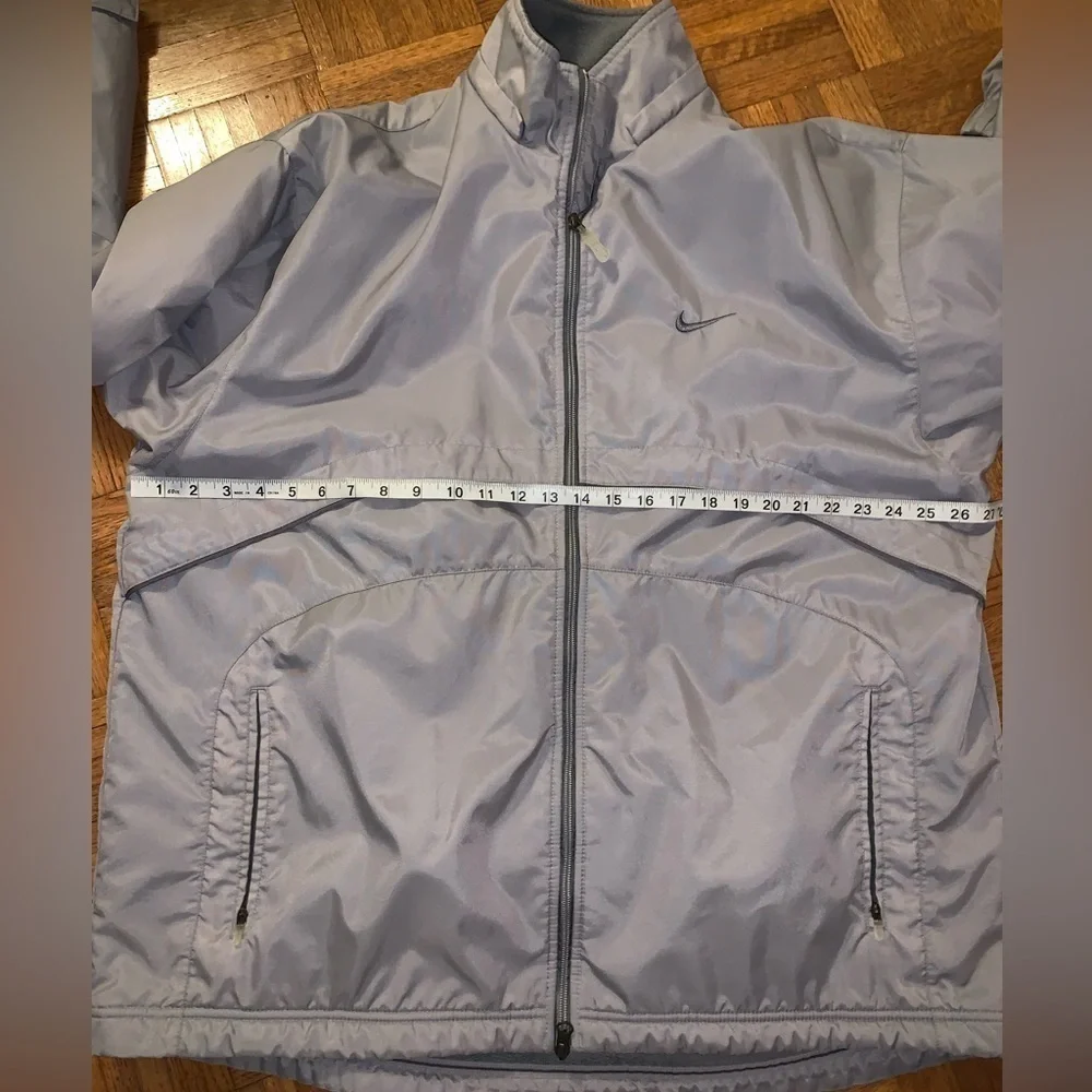 Nike Nylon Fleece Lined Mens Jacket/Coat Vintage
